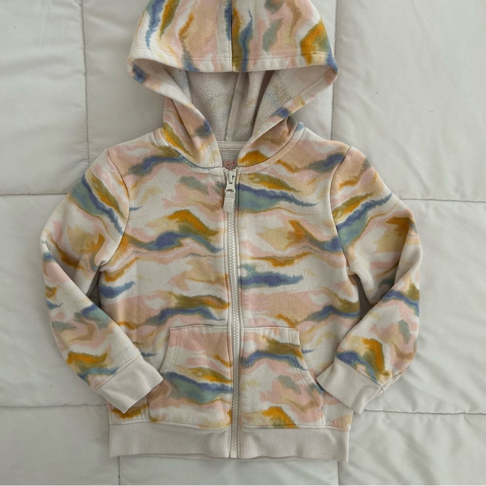 Cat & Jack Toddler Girls Zip Up Hooded Sweatshirt Size 4T
